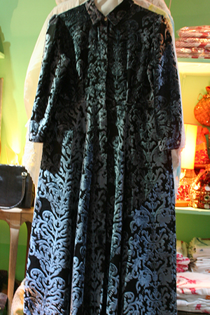 Robe velour Michèle Baconnier Marrakech