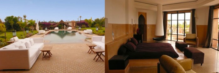 Locations villas courtes durées à Marrakech