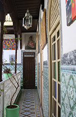 L'étage du riad Couleurs de l'Orient