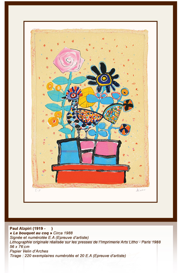 Aïzpiri Bouquet au coq