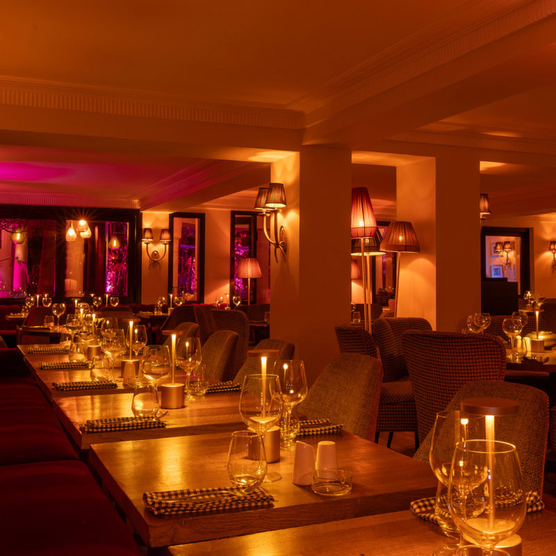 Salle du restaurant Montecristo de Marrakech