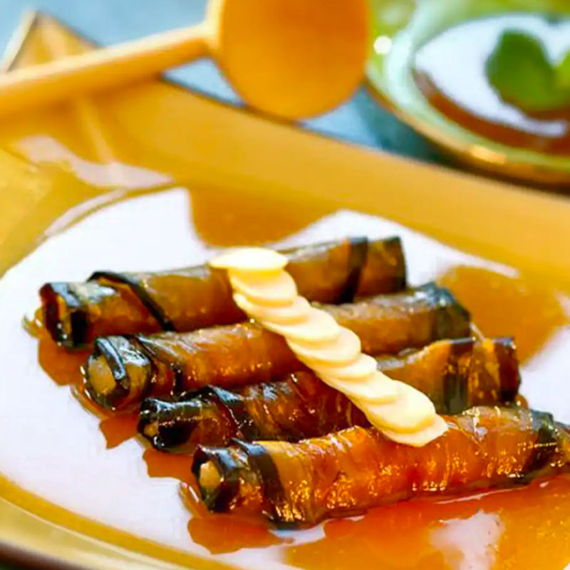 Restaurant Dar Moha Marrakech Roulé aubergines