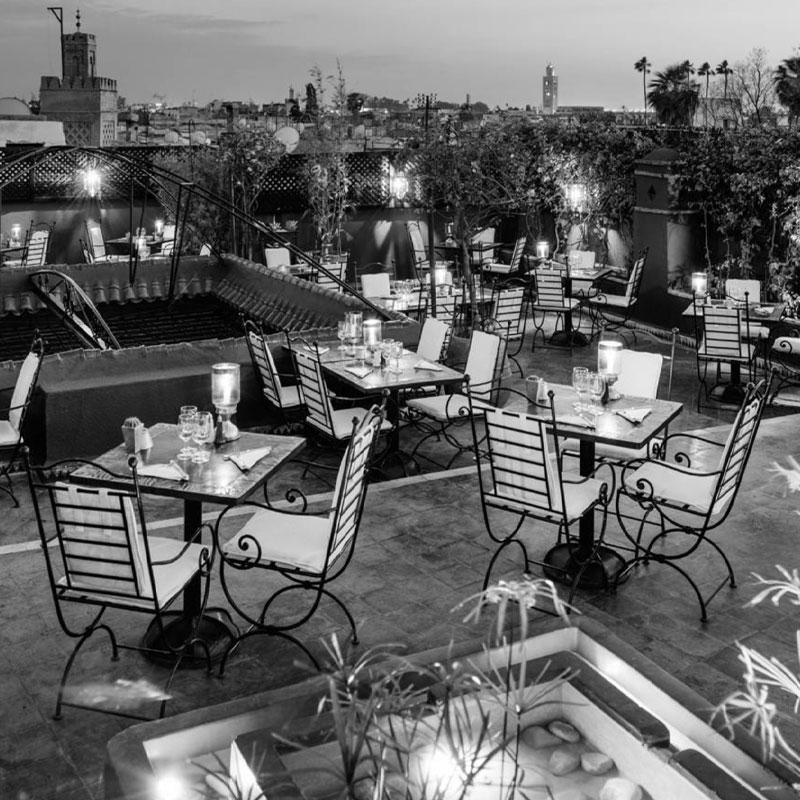 Foundouk Restaurant Marrakech Médina Terrasse