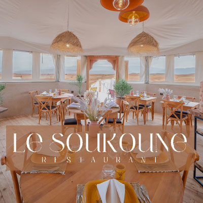 Restaurant Soukoune Désert d'Agafay Marrakech