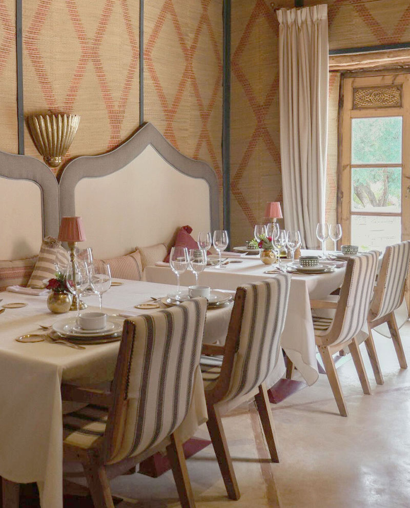 Salle du Restaurant Casa Abracadabra Marrakech